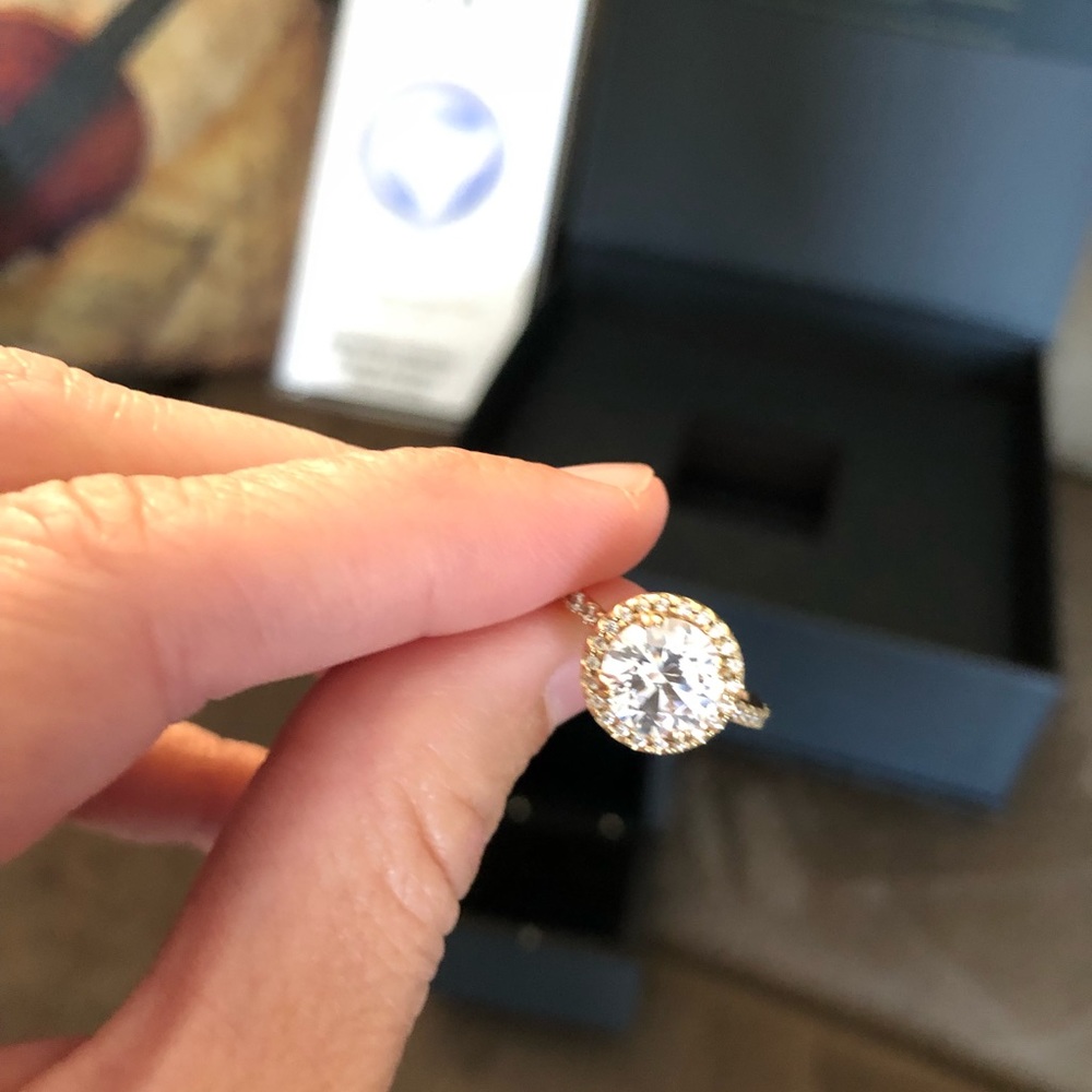 Diamond (lab made/simulated) Nexus Engagement Ring